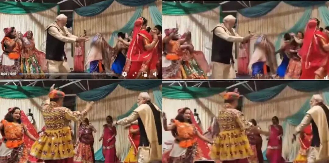 虚假帖子中的视频(左)与 真实视频(右)的截图对比