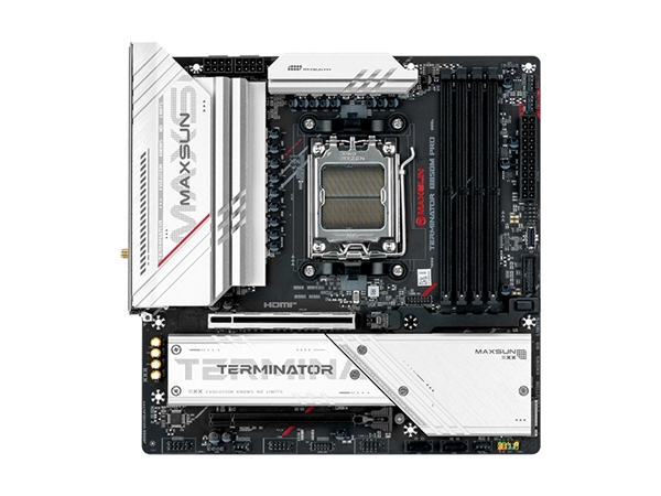 AMD平台新选择!铭瑄终结者B850M PRO WIFI上线:升级至12+2+1相供电