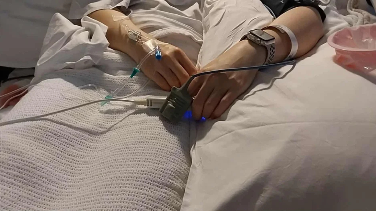 ▲受害人在医院接受治疗