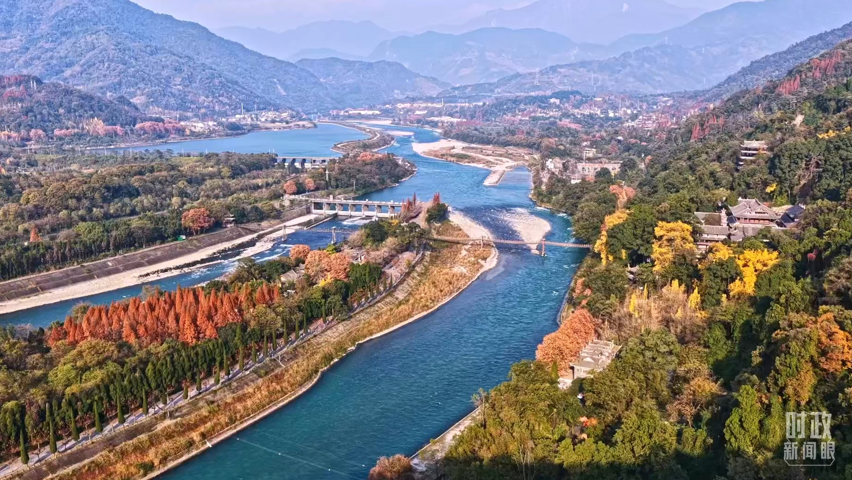 △都江堰。(总台央视记者范凯拍摄)