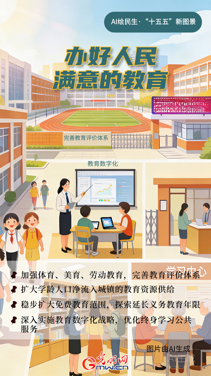 AI绘民生&middot;“十五五”新图景丨@学生和家长：数字化学习 资源更均衡！