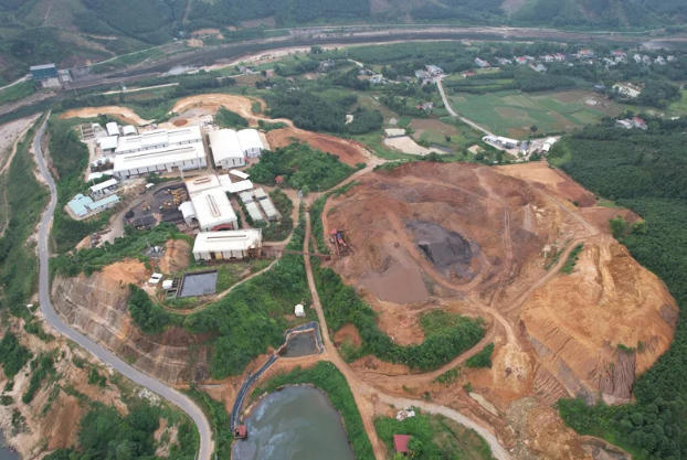 越南北部安沛省的一处稀土矿。