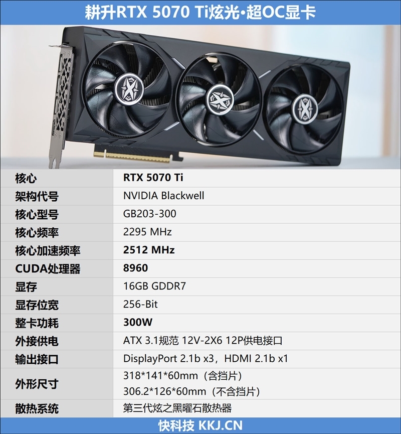 耕升RTX 5070 Ti炫光·超OC显卡评测:外形紧凑 性能不打折