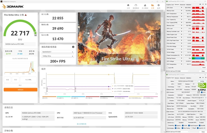 超频340MHz轻轻松松!耕升RTX 5080追风OC评测:超频后性能追平RTX 4090D