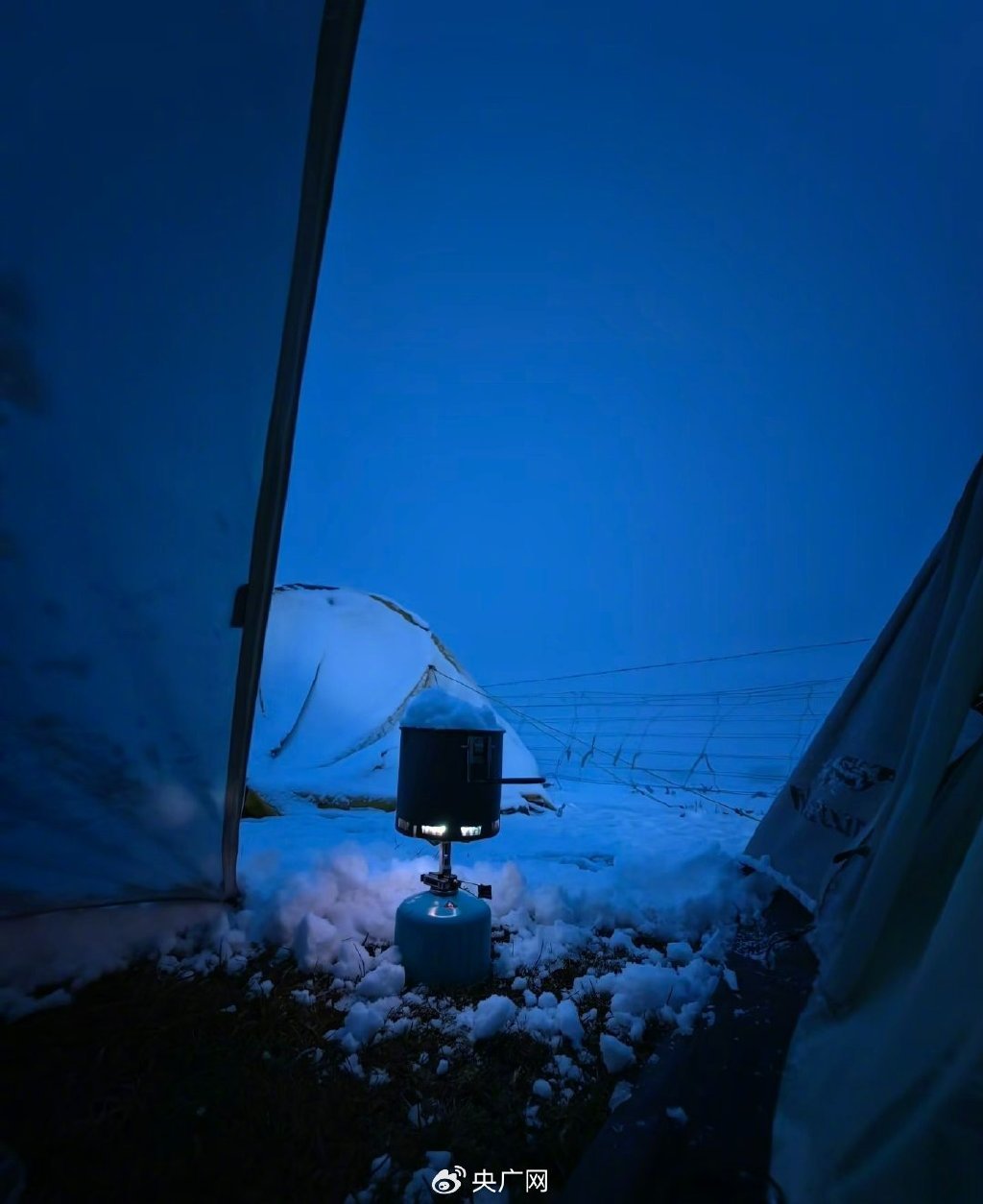 冷龍嶺暴雪(央廣網(wǎng)發(fā) 受訪者供圖)