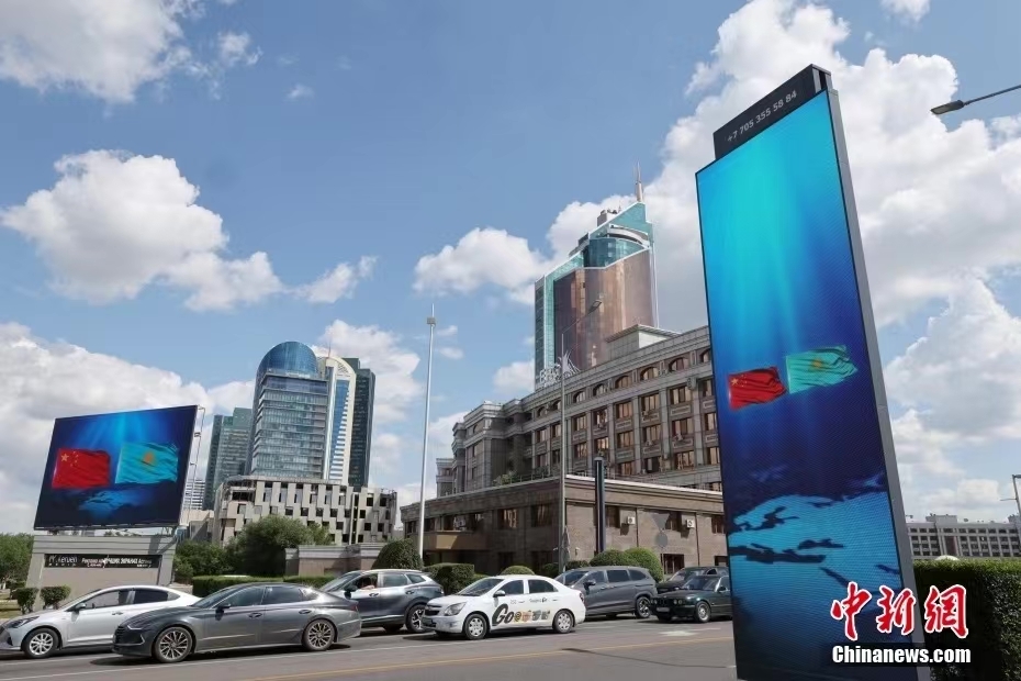 当地时间2025年6月15日，哈萨克斯坦首都阿斯塔纳街景。 中新社记者 盛佳鹏 摄