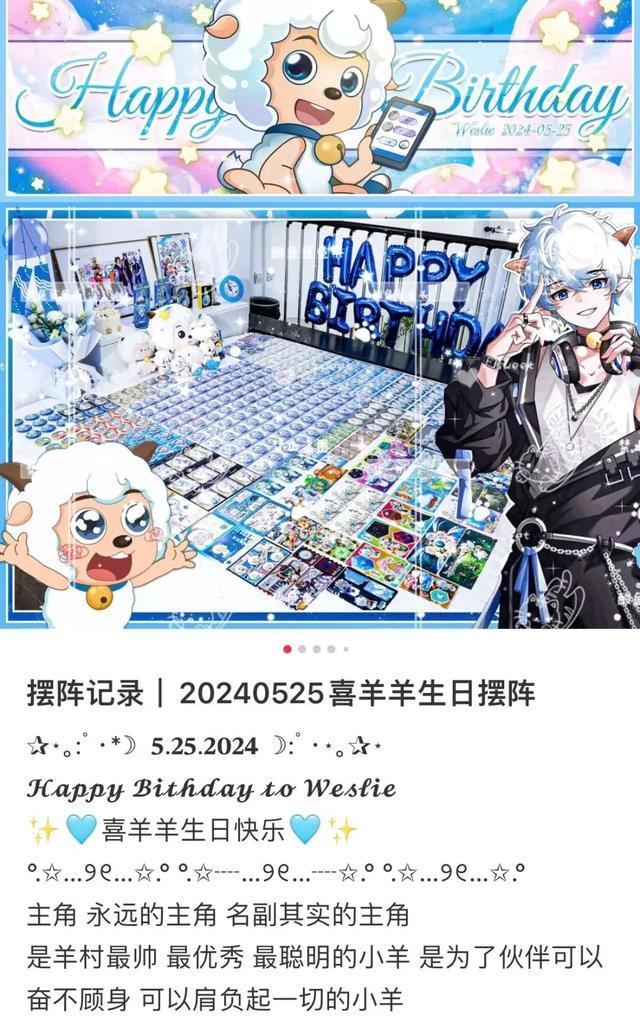 月薪3000的打工人,花几百万给纸片人男友庆生