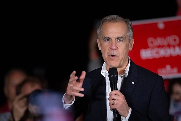 加拿大总理兼自由党领袖卡尼 视觉中国