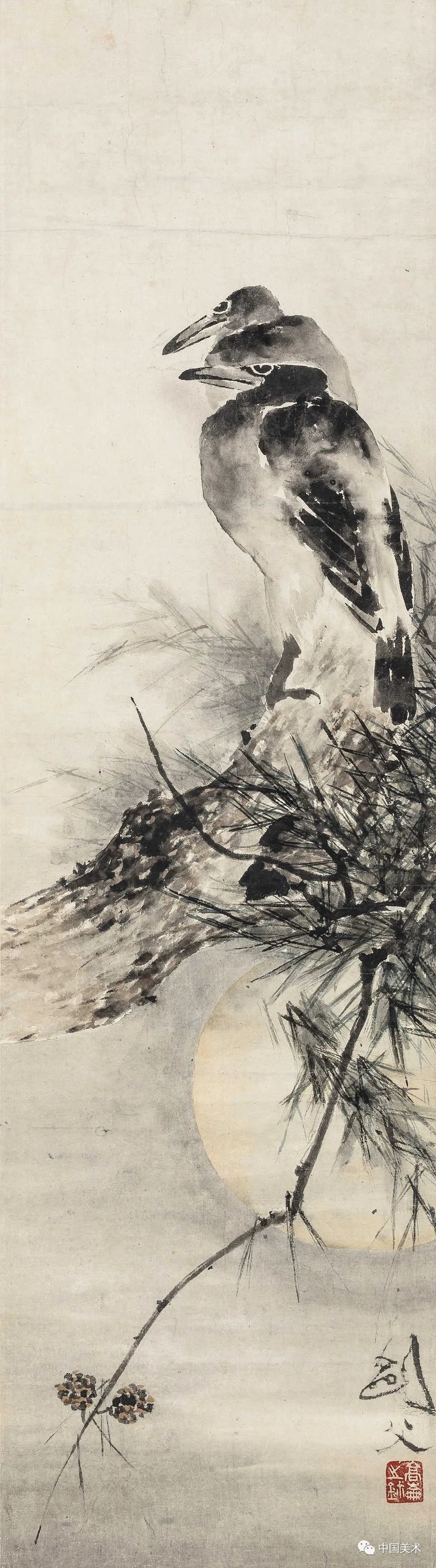 激安挑戦！！ 高剑父的花鸟画_凤凰网 絵画/タペストリー