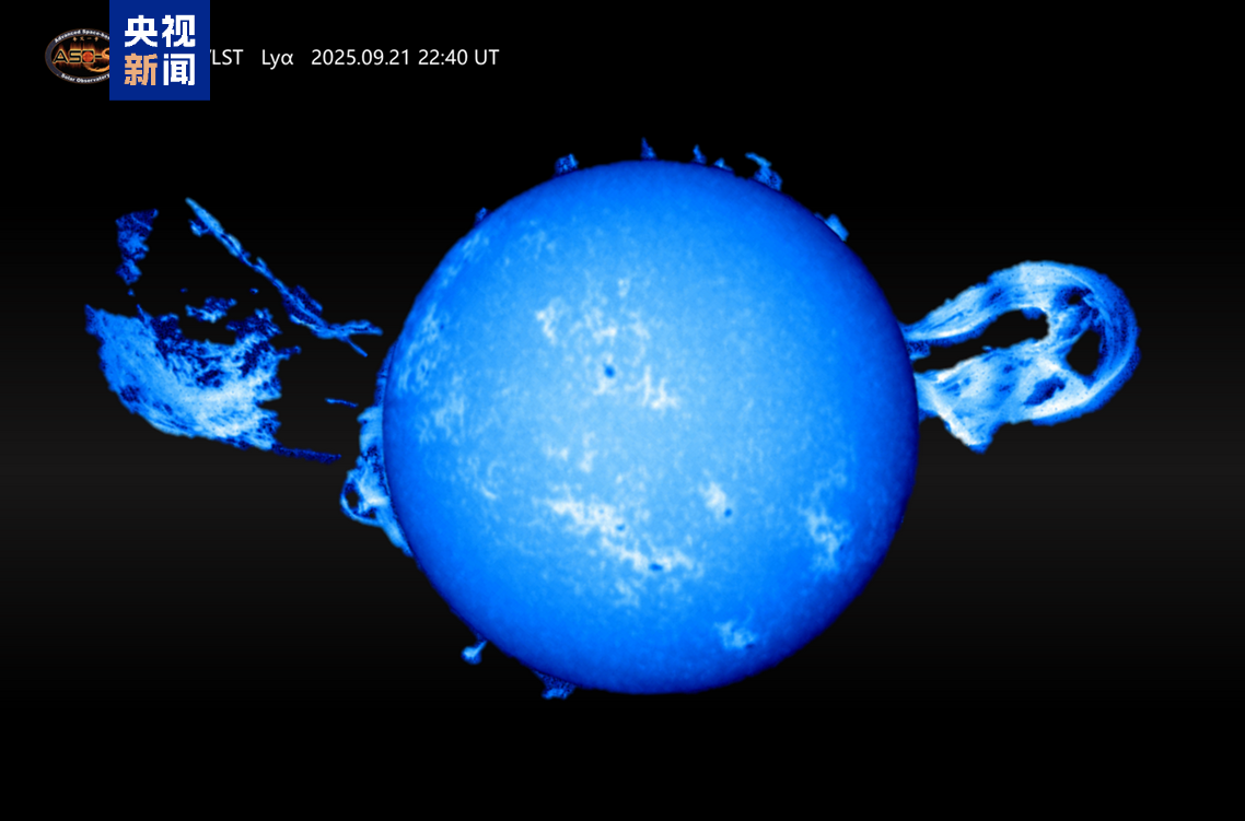 △“夸父一号”观测到双日珥爆发