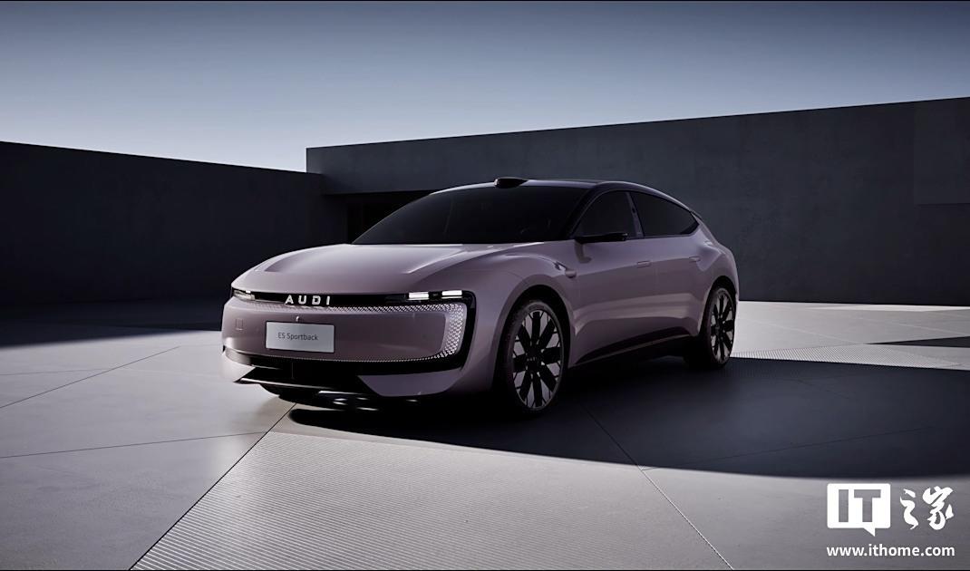 上汽奥迪AUDI E5 Sportback汽车标配禾赛激光雷达