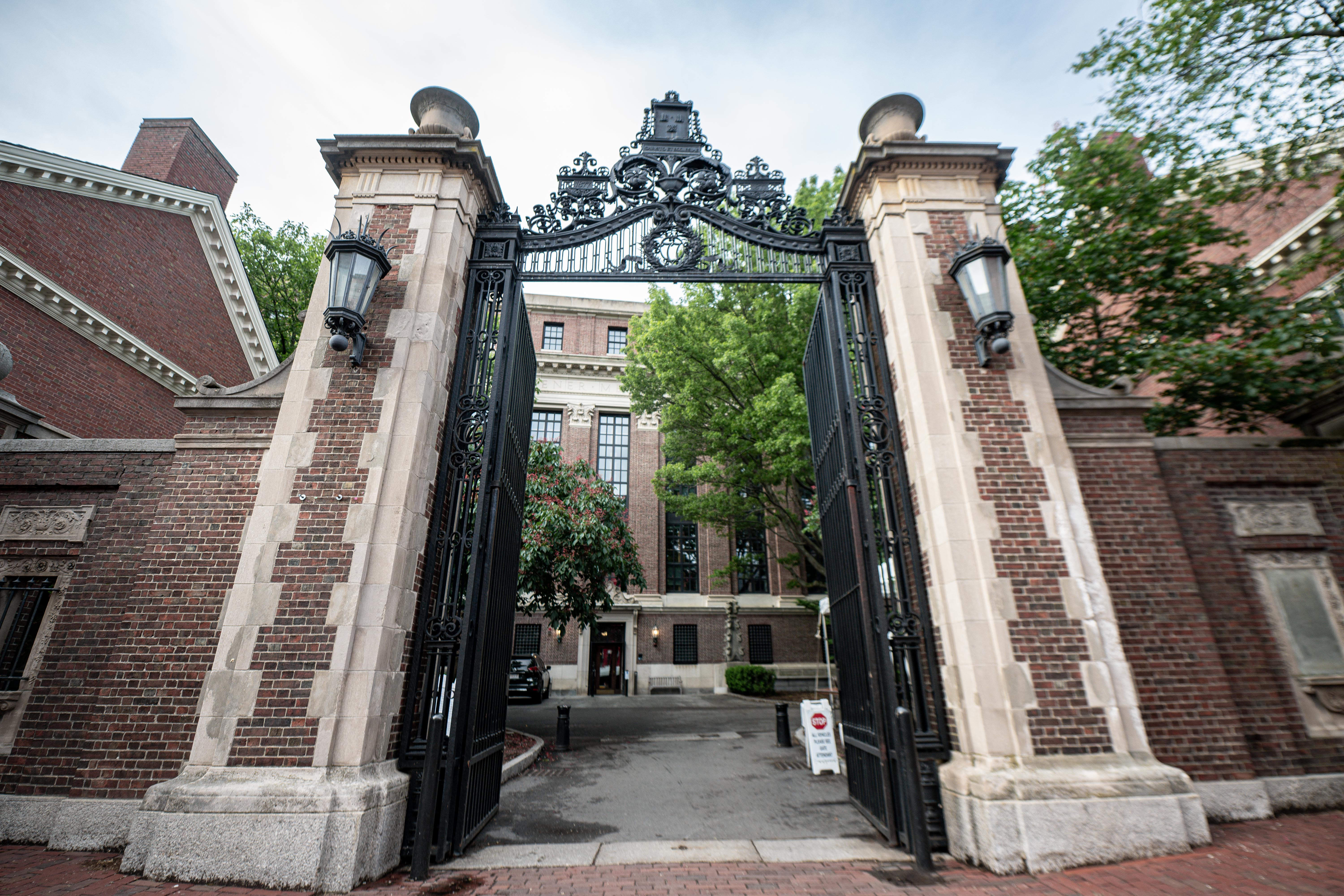 5月24日在美國馬薩諸塞州劍橋拍攝的哈佛大學校園。新華社發(朱子于攝)