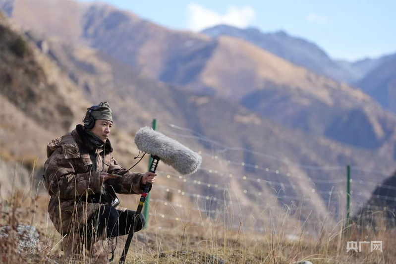 拍摄现场声音采集（央广网记者赵子轩 摄）