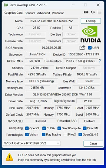 真的为游戏玩家而生 INNO3D映众GeForce RTX 5090 D v2曜夜X3评测