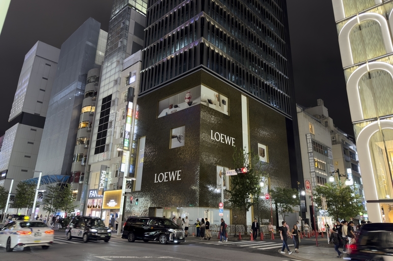 当地时间2025年9月20日,日本东京,银座商业区 IC Photo