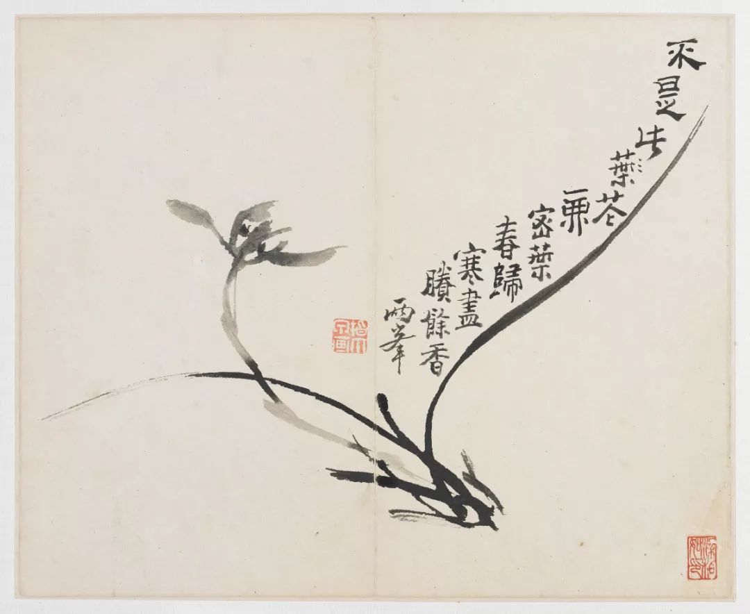 罗聘：花鸟山水册