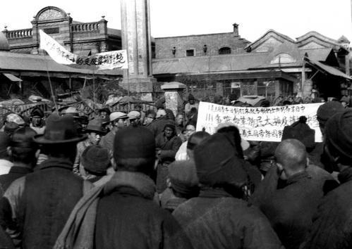 “一二&middot;九”运动。方大曾 摄（方大曾纪念室供图）