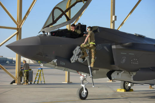 美军在中东部署的F35A战机 美国空军网站