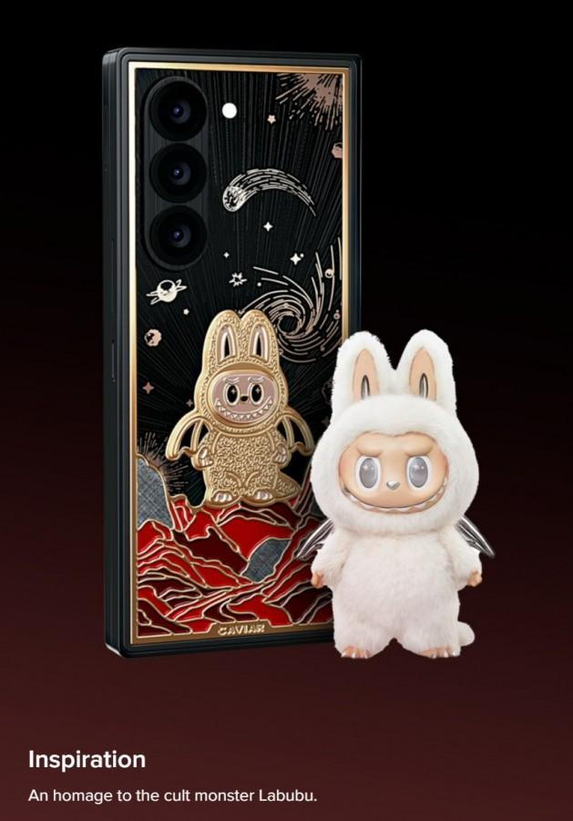 Caviar再出手:三星Galaxy Z Fold/Flip7 24K金特别版问世,灵感来自Labubu