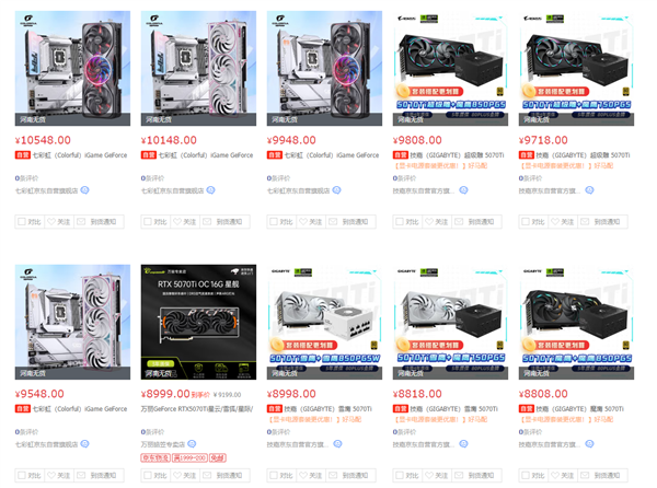 RTX 5070 Ti首发完全没货!6299元原价少得可怜