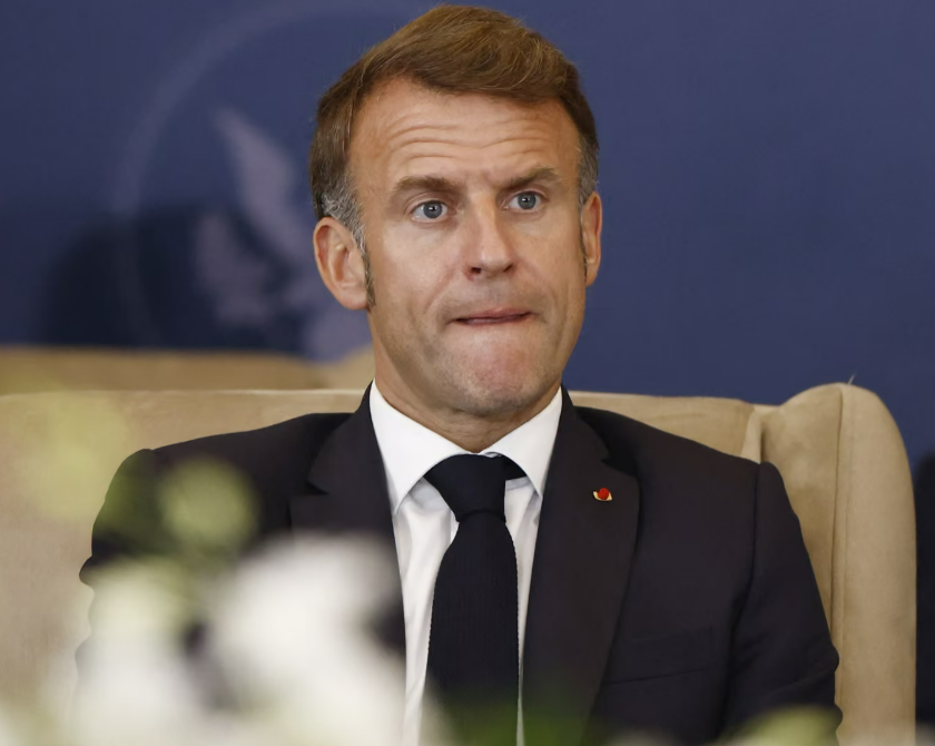 马克龙 资料图 图源:外媒