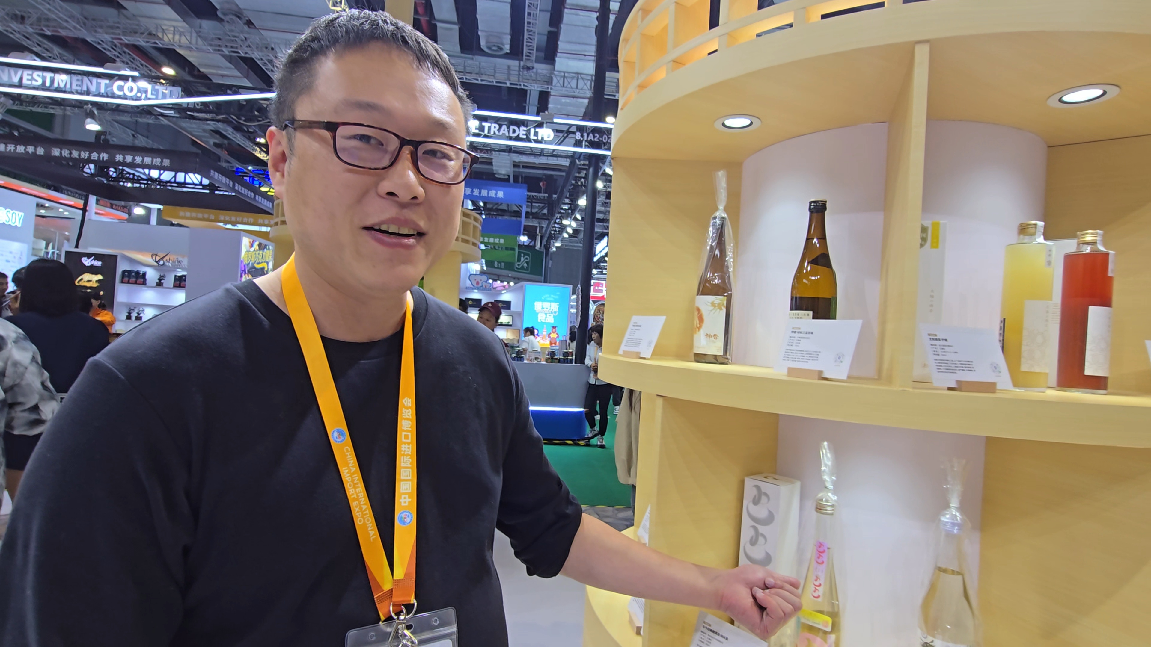 樽冠(上海)有限公司总经理渡边禄朗 观察者网