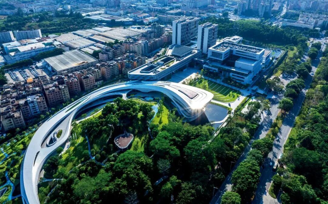 大湾区大学建筑群一角 图/视觉中国