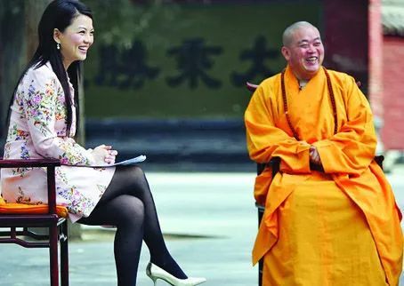 少林方丈释永信：接受李湘采访脸红很正常(图)-搜狐娱乐