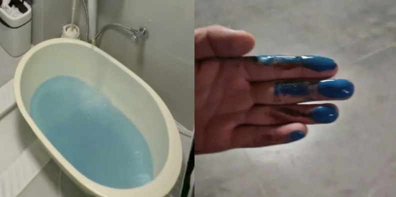 贵州一小区自来水变蓝8个月,拆卸的管道内发现油漆状物质,20多人检出身体异常,官方回应