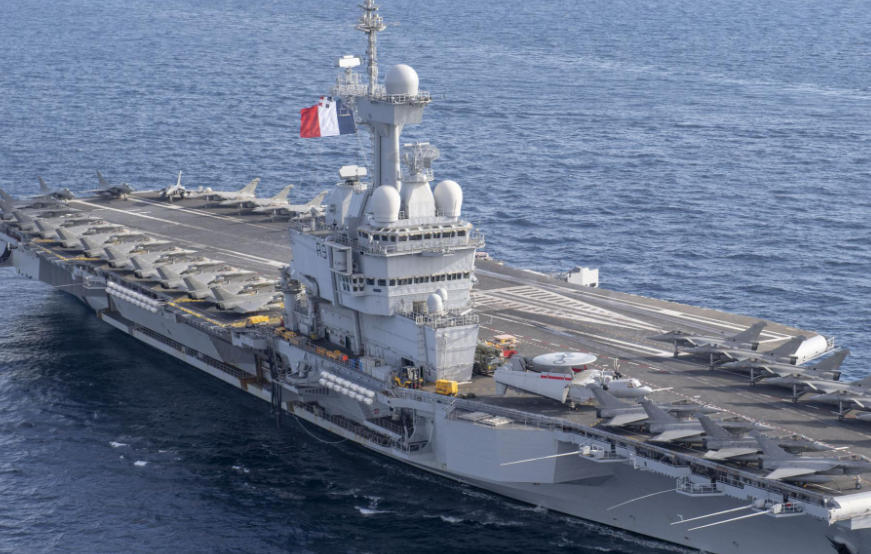 法国“戴高乐”号航母资料图