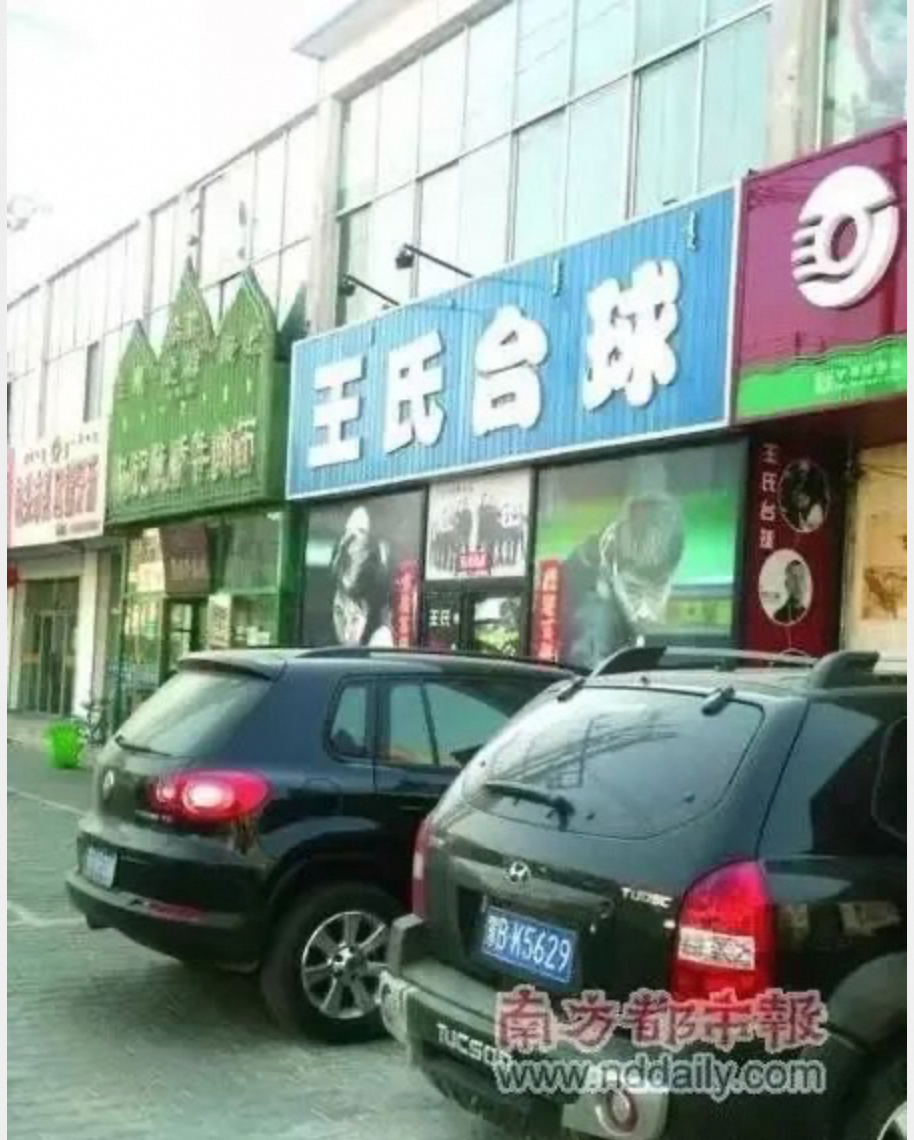 （杨树彬在包头经营的台球厅）