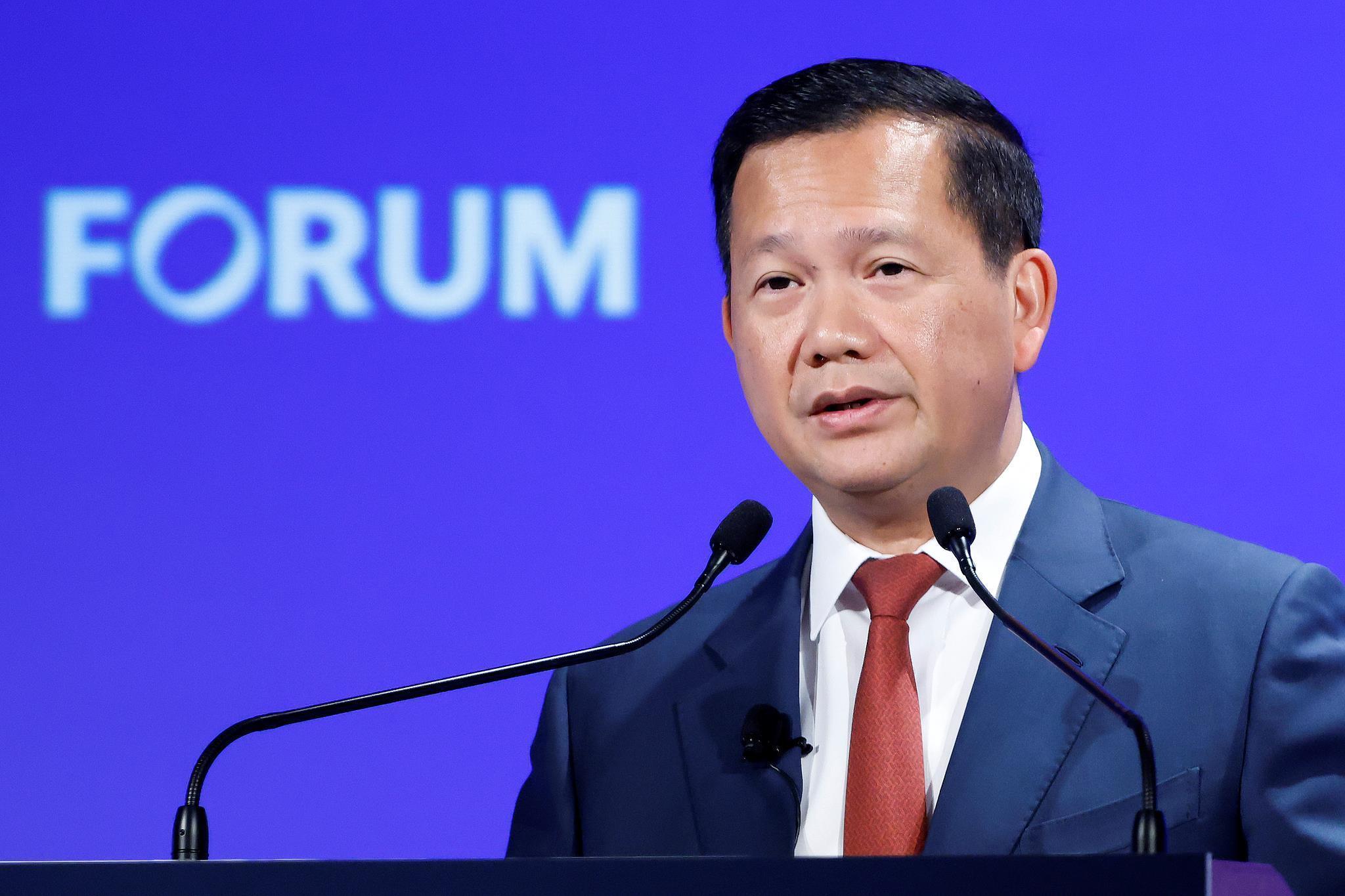 △柬埔寨首相洪玛奈(资料图)