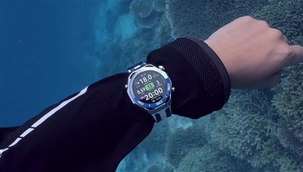 华为WATCH Ultimate 2海外发布：首发海豚声呐通信 水下60米内一键求救