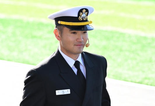 ▲李智昊在授衔仪式上亮相