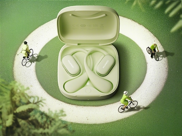 华为首款开放式耳挂耳机!华为FreeArc官图发布