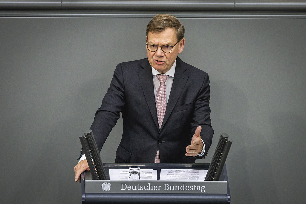 △德國外交部長(cháng)瓦德富爾(資料圖)