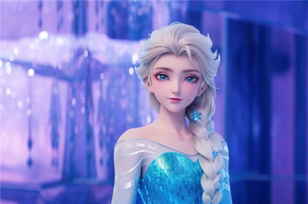 《王者荣耀》梦幻联动《冰雪奇缘》:甄姬变艾莎 峡谷骑马