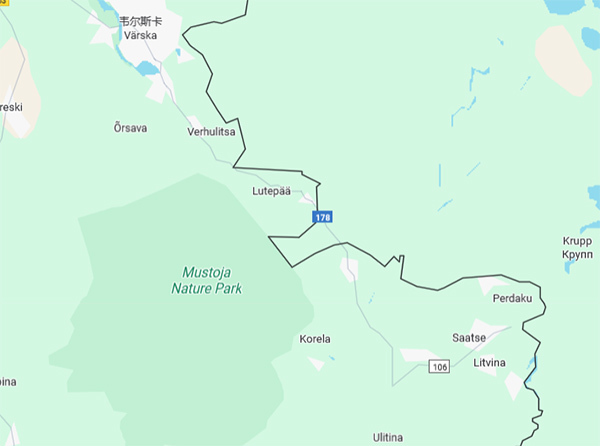 俄罗斯和爱沙尼亚边境的“萨特塞靴子”