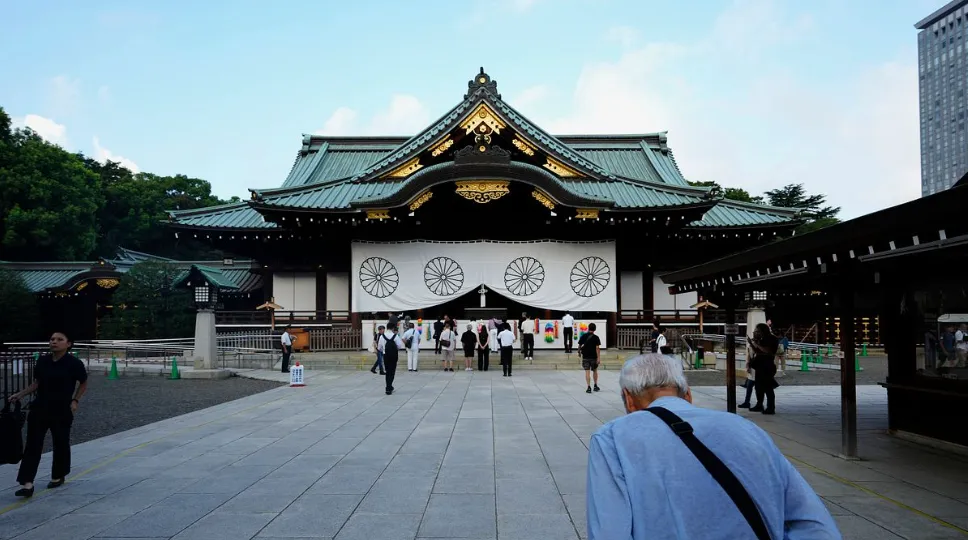 日本东京的靖国神社 美联社