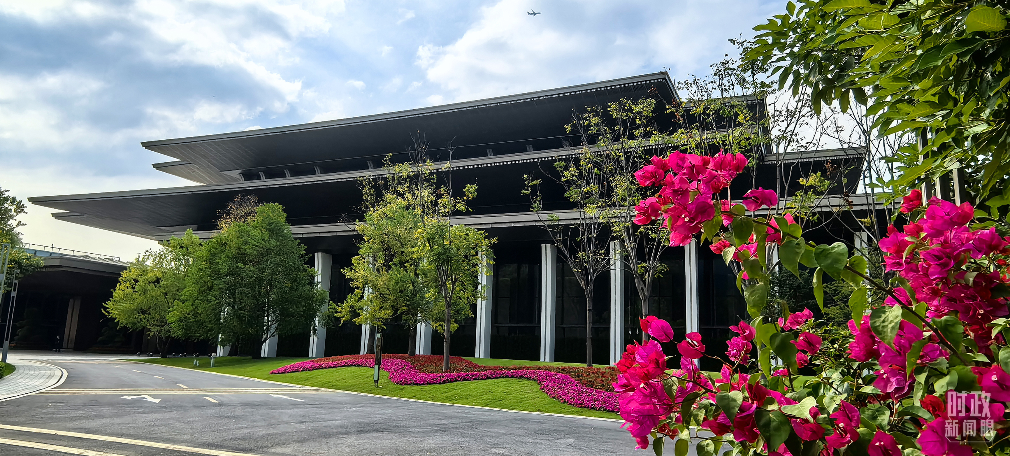 △广州白云国际会议中心。(总台央视记者范凯拍摄)