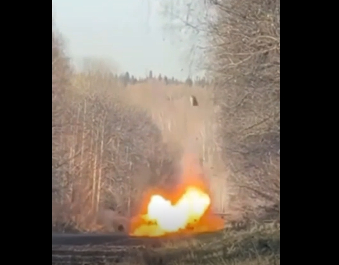 乌国防部情报总局帖子所配视频中的画面