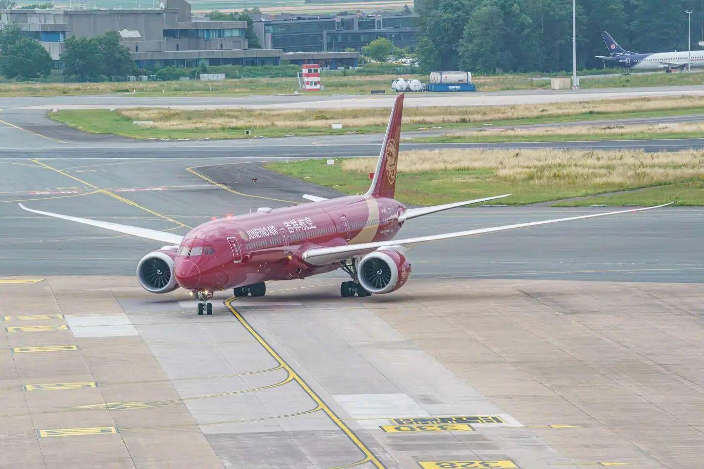 吉祥航空航班(图源公众号浦东发布)