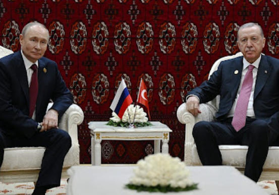 普京12日与埃尔多安在土库曼斯坦会晤 克里姆林宫