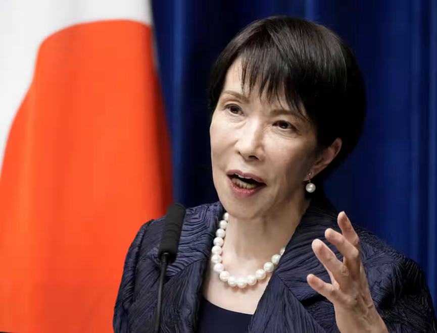 日本首相高市早苗 资料图片
