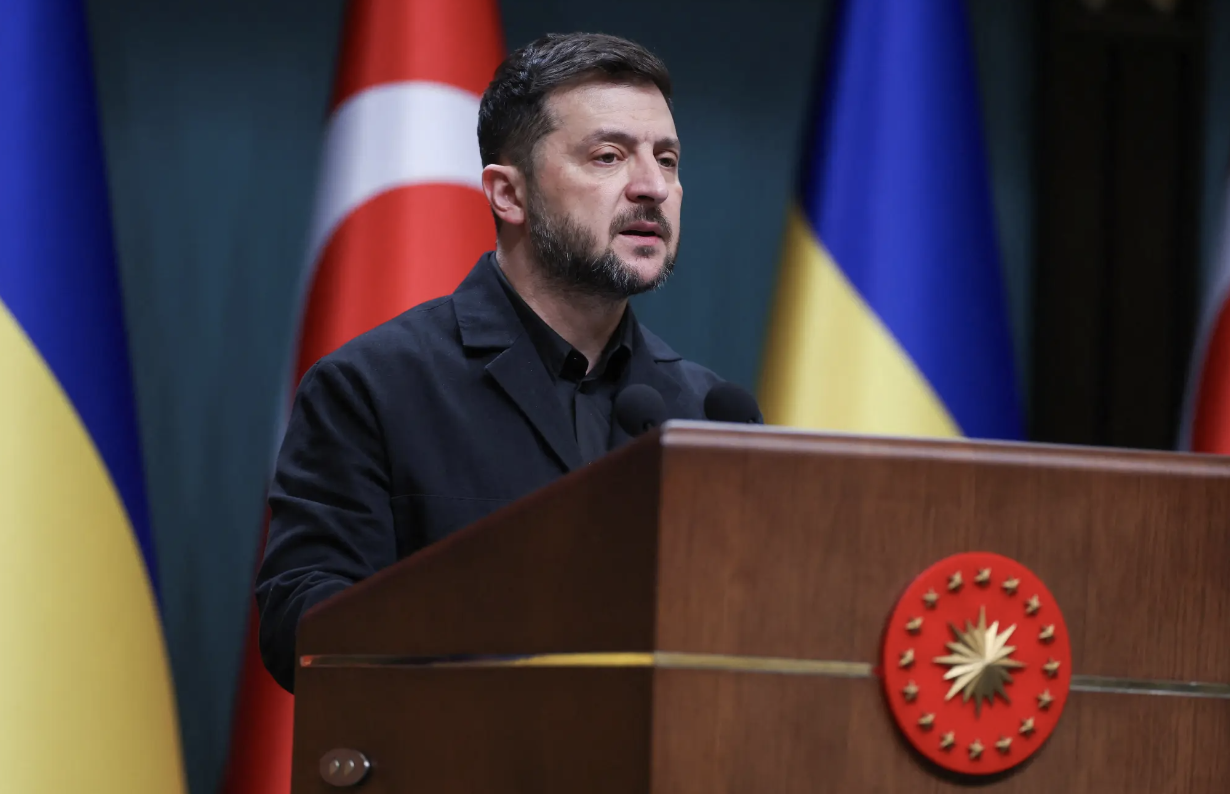 ▲乌克兰总统泽连斯基
