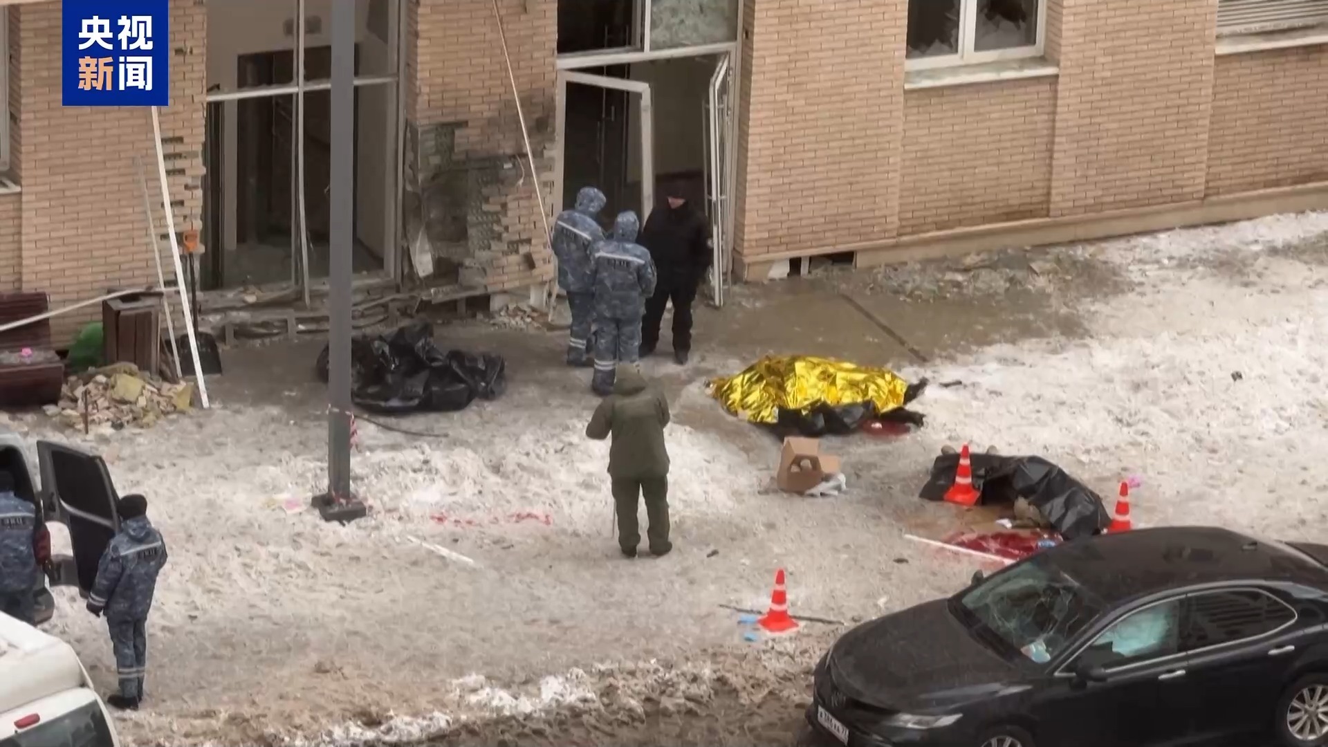 △基里洛夫遇襲身亡現(xiàn)場(chǎng)