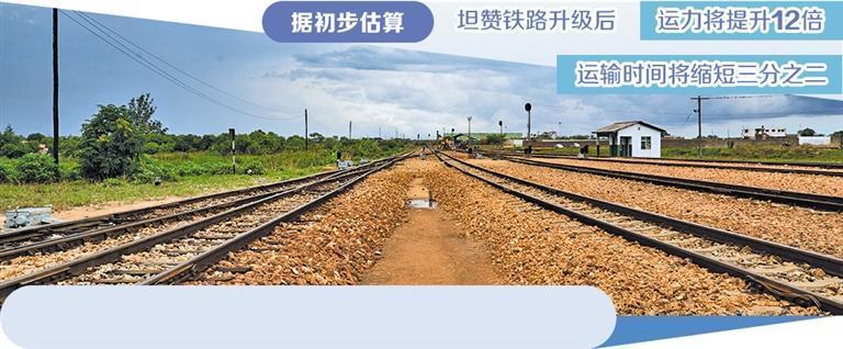 图为赞比亚新卡皮里姆波希车站内的轨道。新华社记者 彭立军摄