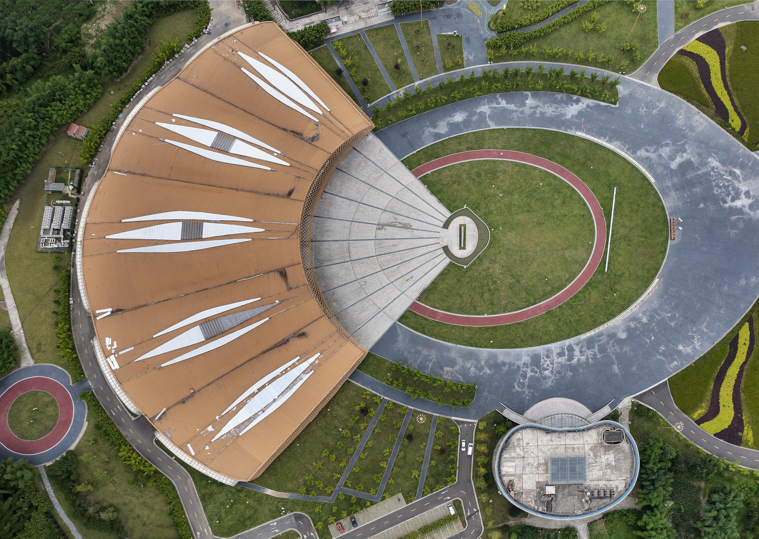 ▲青神县国际竹艺城 图据视觉中国