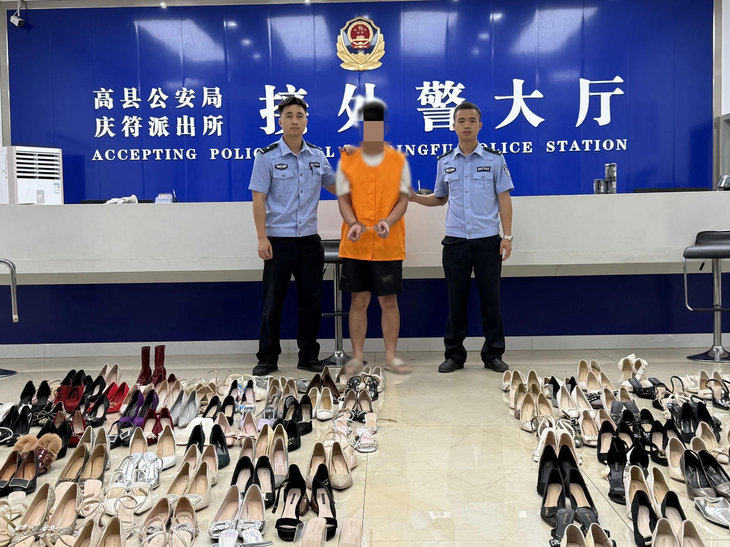 ▲嫌疑人到案 警方供图