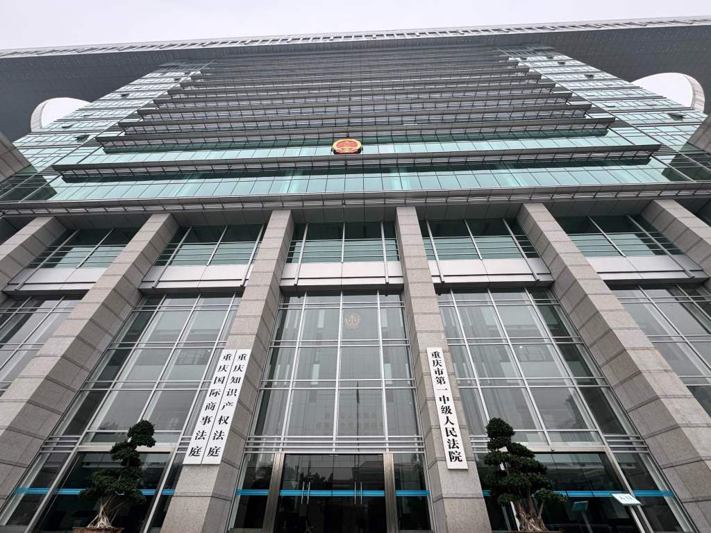 不服一审判决的刘悦,向重庆市一中院提起上诉。受访者供图